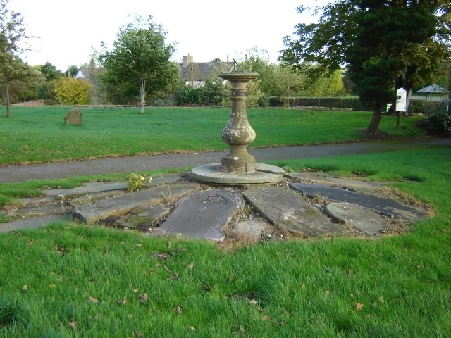 Unusual gravestone monument in Nercwys