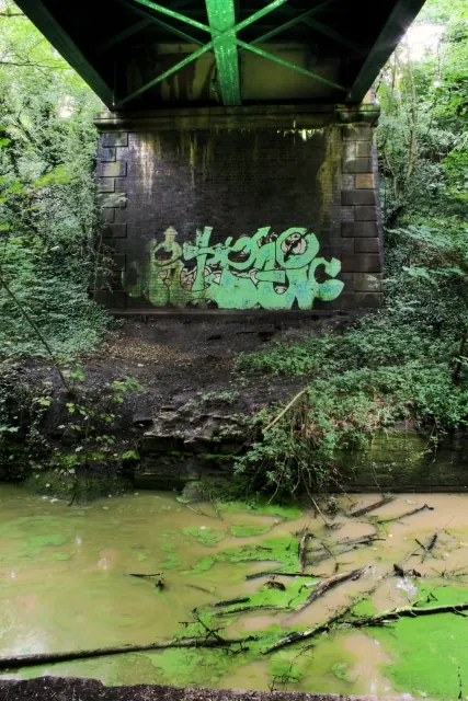 Barnsley Canal beneath High Bridge