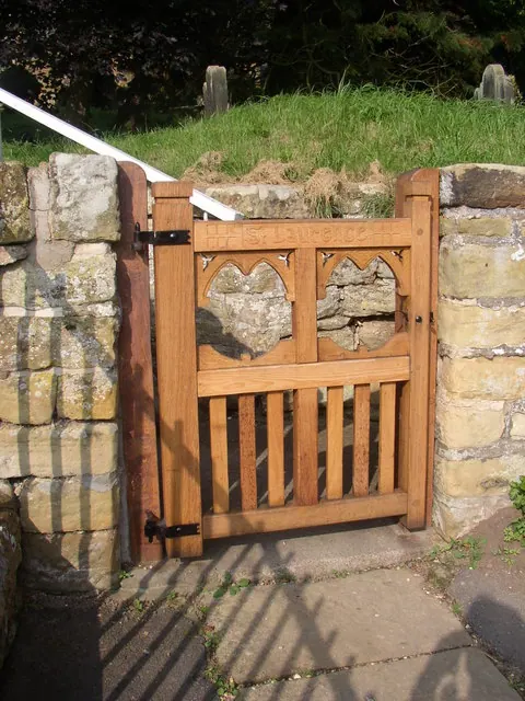 Gate into the churchyard, Scalby
