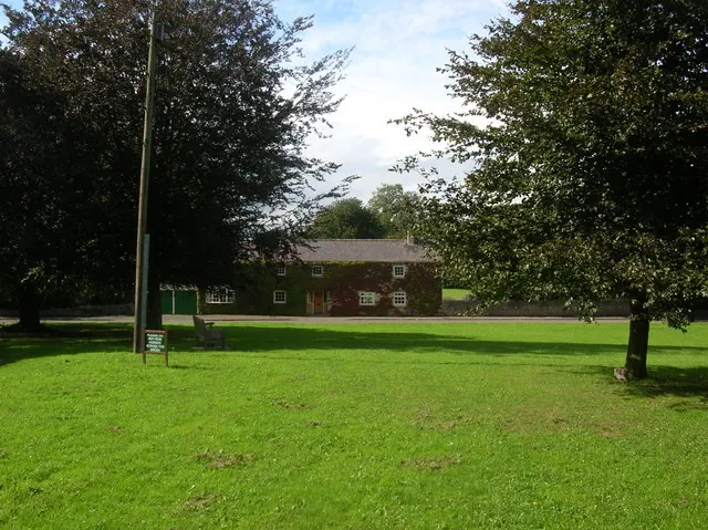 Across Brearton village green