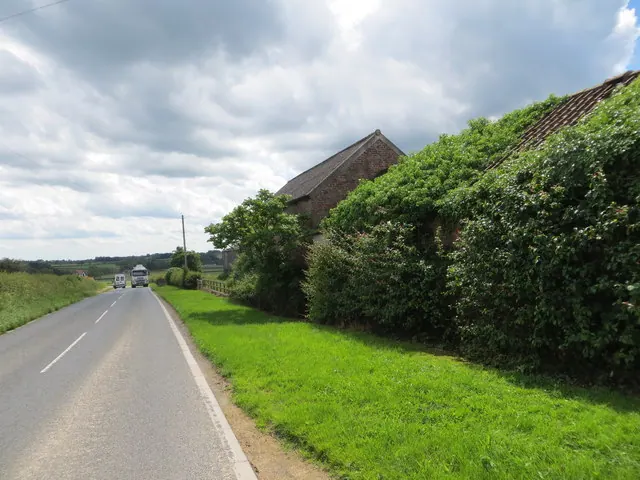 Road at Marton Priory
