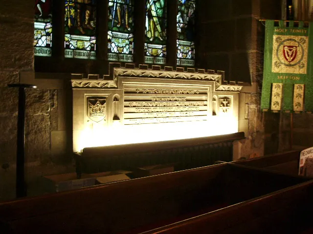 Holy Trinity Church, Skipton, War Memorial