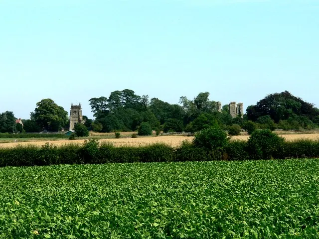 Slingsby Church And Castle Ruins