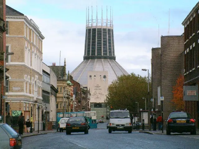 Hope Street and the Roman Catholic Metropolitan Cathedral of Christ the King, Liverpool
