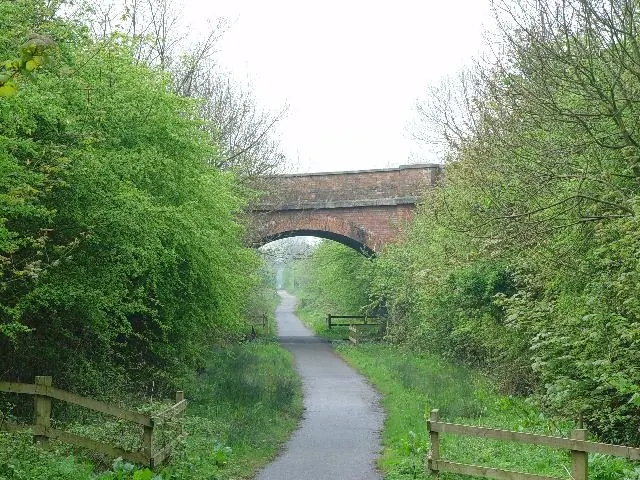 Road Bridge over disused railway line