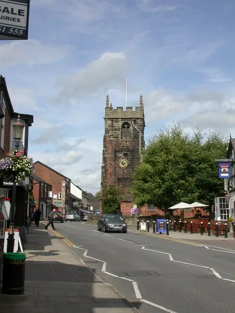 Holmes Chapel, church tower
