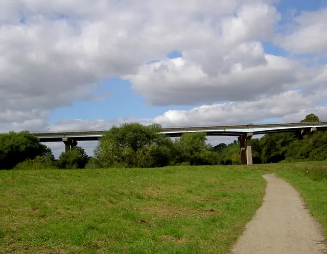 The A1M crosses the River Don in style.
