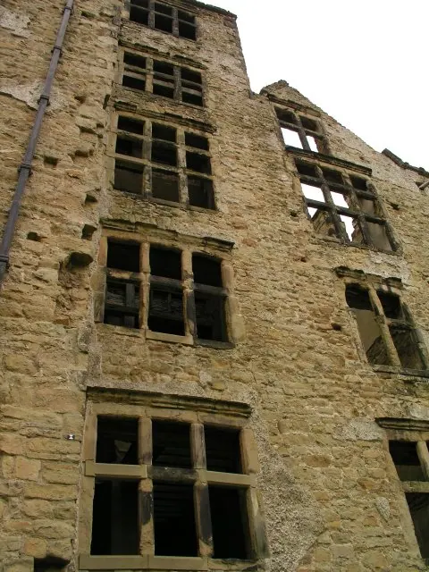 Ruins of old Hardwick Hall