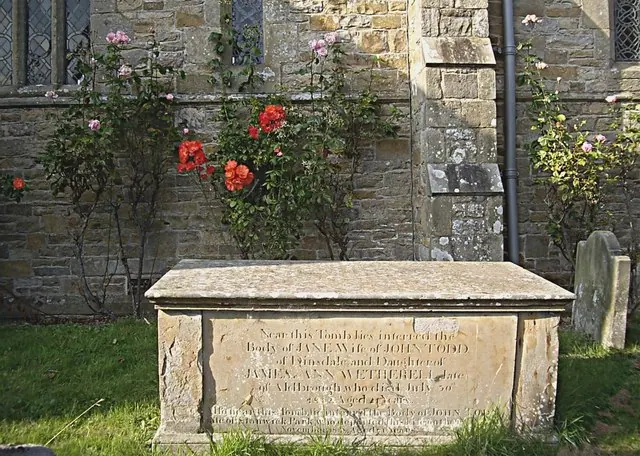 A tomb in Stanwick St John churchyard