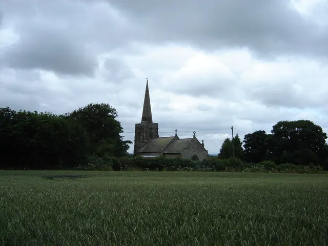 Ganton  Church  across  the  cornfield