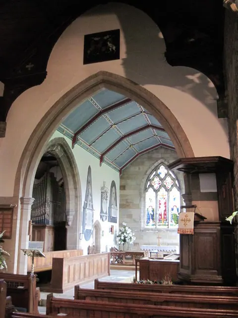 Interior  of  All  Hallows  Parish  church