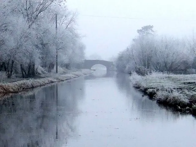 Barrow Bridge in Frost