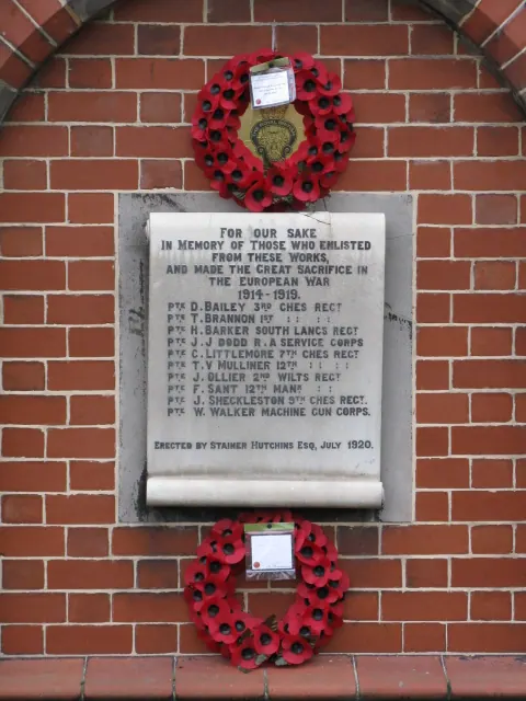 Great War Memorial, Ideal Standard Works