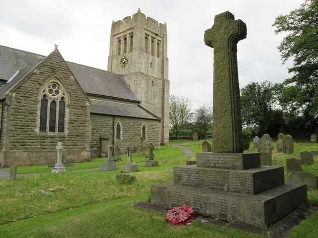 St  Mary's  church  and  War  Memorial Thornton  Watlass
