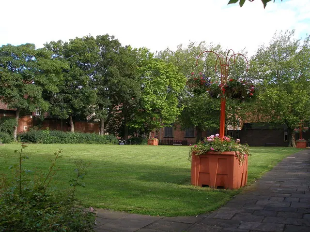 Grade 1 listed church gardens, formerly the churchyard