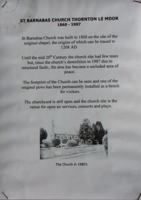 A Brief History, St Barnabas' Church