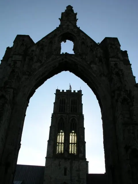 Howden Minster Tower at Sunset