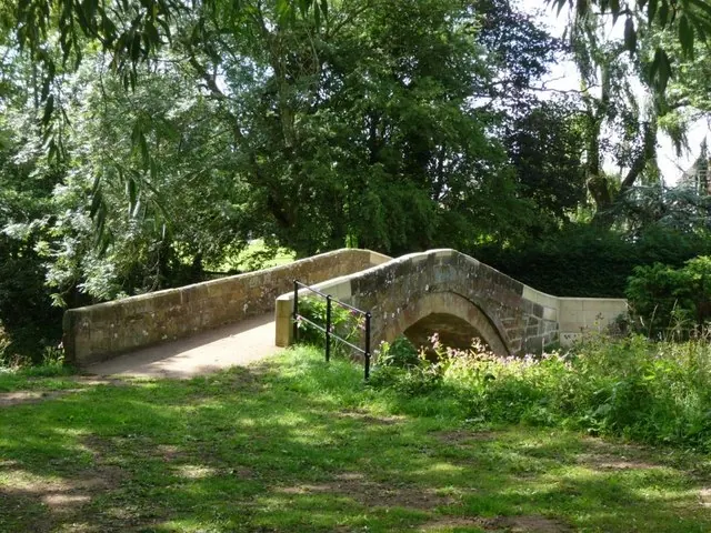 Packhorse bridge over Cod Beck