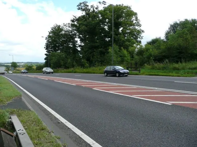 The footpath crosses the Stocksbridge Bypass