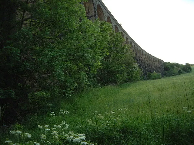 The Railway Bridge crossing the Valley at Penistone