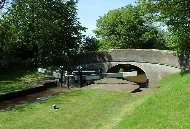 Adderley Lock No 2 and Wem Bridge, Shropshire