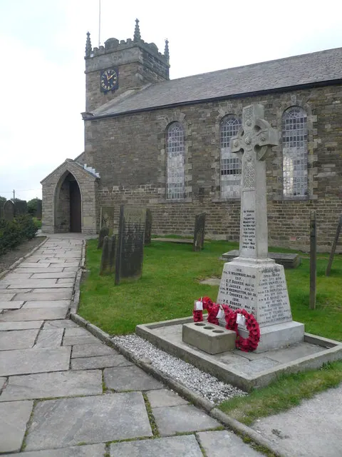 Holmesfield - Church of St.Swithin and Memorial
