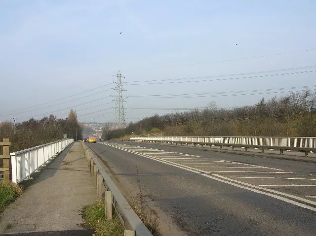 Pleasley Road crossing the MI south of Whiston