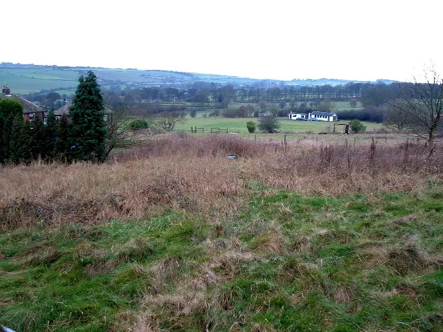 Across the fields towards Flockton Cricket Pitch
