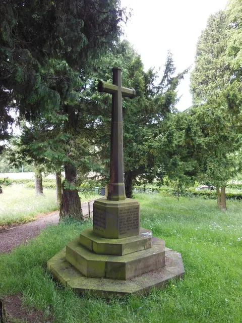 The War Memorial at St John's Church, Bilsdale
