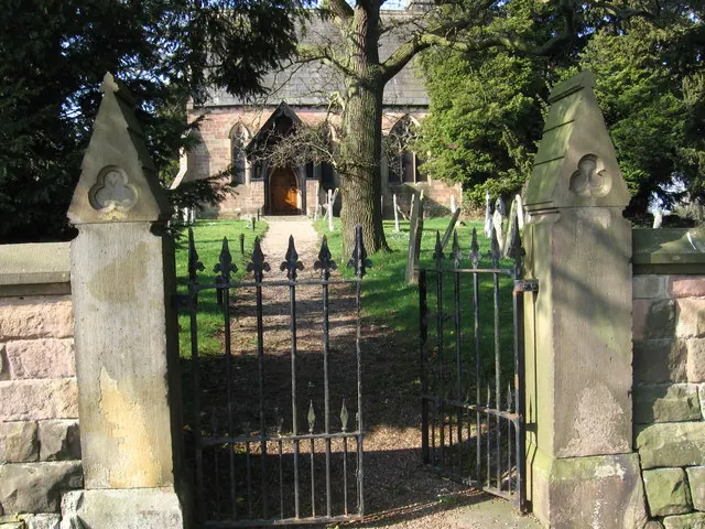 Idridgehay - churchyard gate