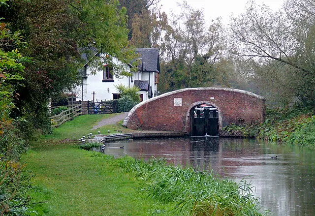 Tatenhill Bridge and Lock, near Branston, Staffordshire