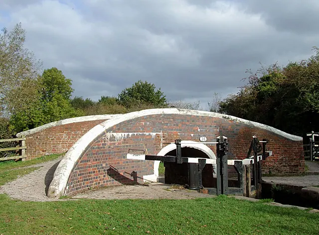 Tatenhill Lock and Bridge near Branston, Staffordshire
