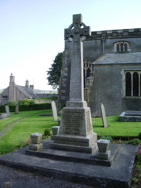 War Memorial, The Parish Church of St Oswald, King and Martyr, Warton, Carnforth