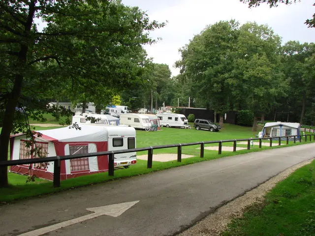 Caravan and Camping Site, Top Wood Park, Nostell Priory