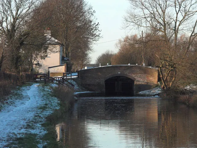 Weston Lock and bridge, Trent & Mersey Canal