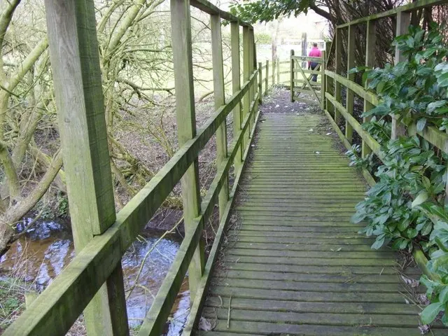 Footbridge at Bradford Mill Farm