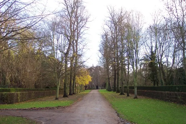 Avenue leading to The Priory at Nun Monkton